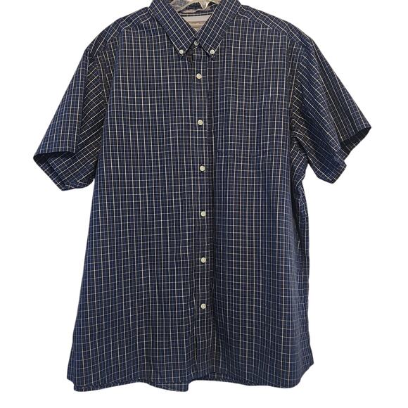 Eddie Bauer Lot of 2 Cotton Button-down Shirts, short sleeve sz XXL 2XL Men's - Picture 10 of 14